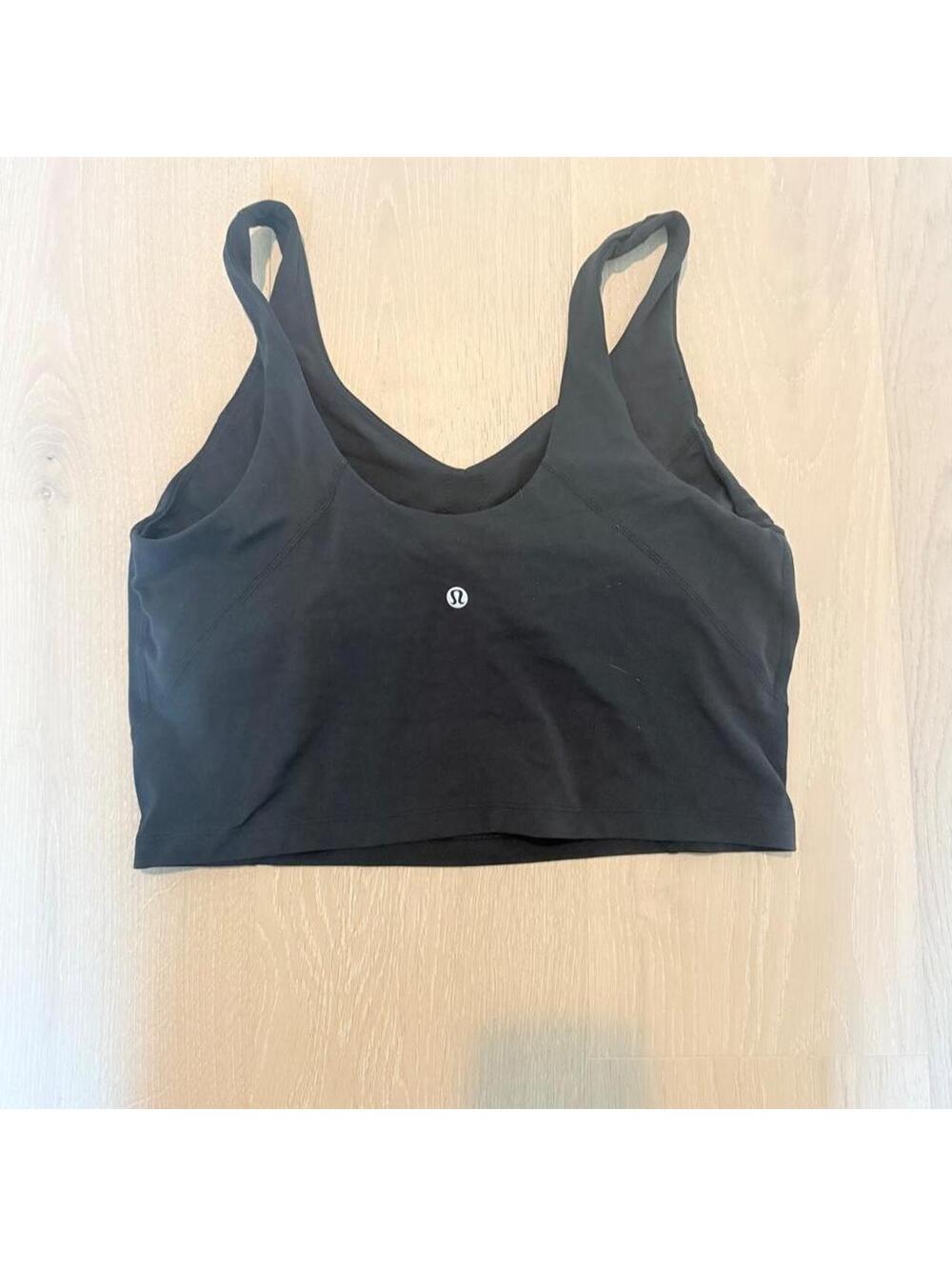 Lululemon Align Tank Top C/D Cup Black Size 10